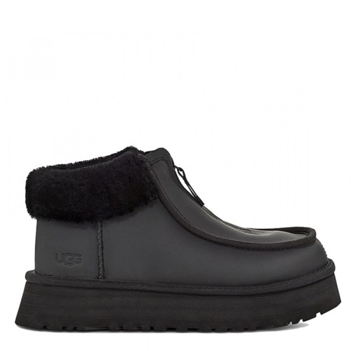 Funkette Platform Leather Black