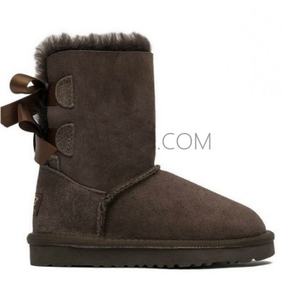 Kids Bailey Bow Chocolate
