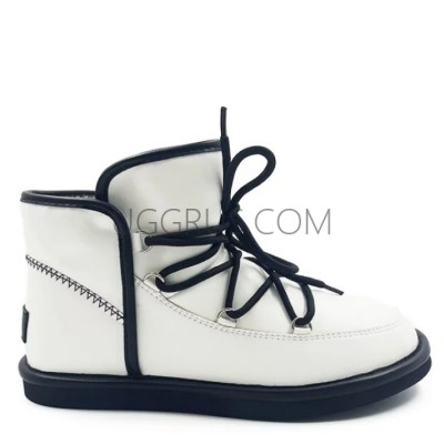 Levy White Leather