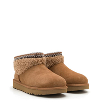 Ultra Mini Maxi Curly Boot Chestnut