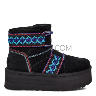 Classic Mini II Braid Platform Black