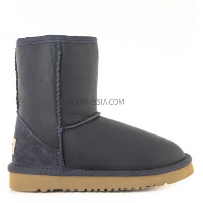 Mens Classic Short Metallic Navy