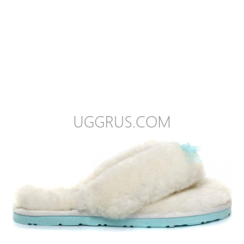 Fluff Flip Flop White