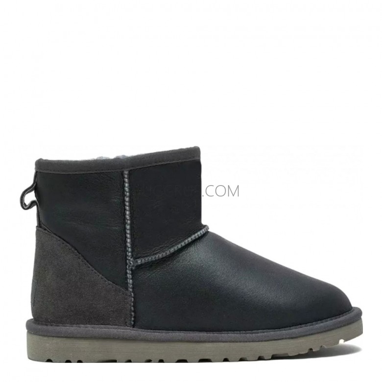 UGG Men's Classic Mini Metallic Grey