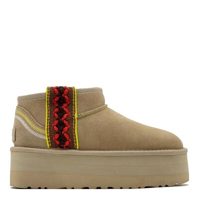 Classic Ultra Mini Braid Platform Sand