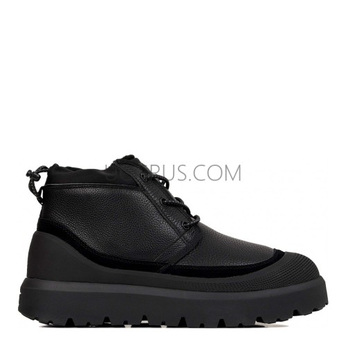 Mens Neumel Hybrid Leather Black