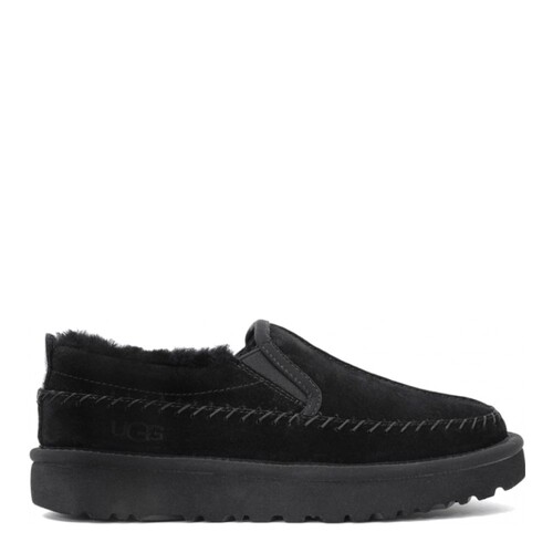 Mens Stitch Slip On Black