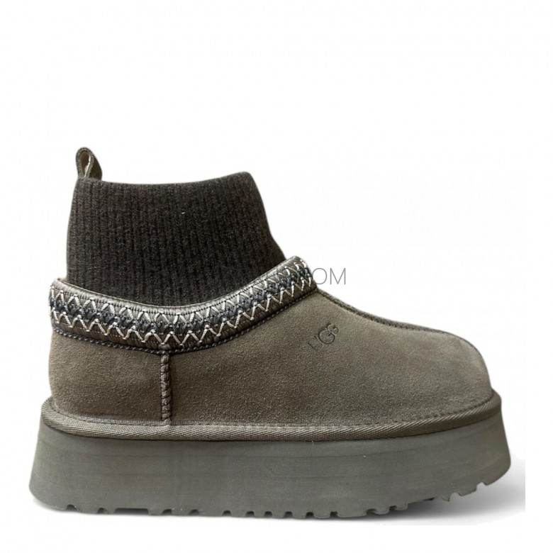 UGG Tazz Knit Platform Hickory
