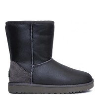 Mens Classic Short Metallic Grey