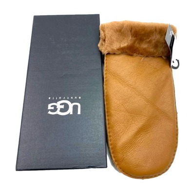 Варежки UGG кожаные Chestnut