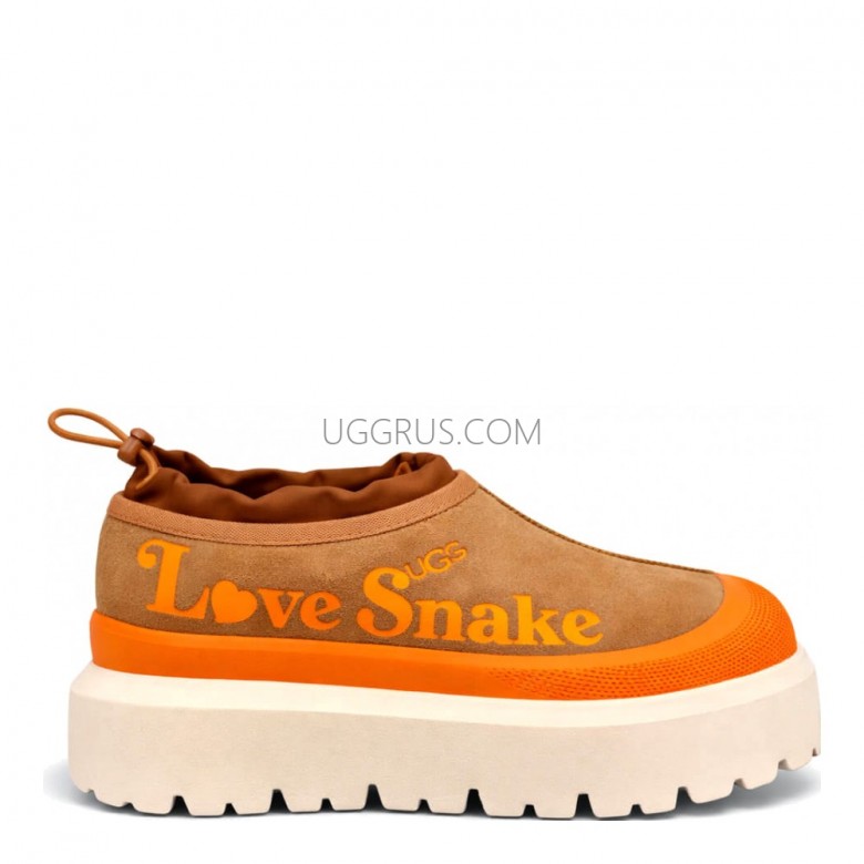 UGG Mens Tasman Hybrid Love Snake Orange