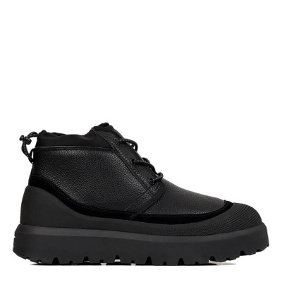Mens Neumel Hybrid Leather Black