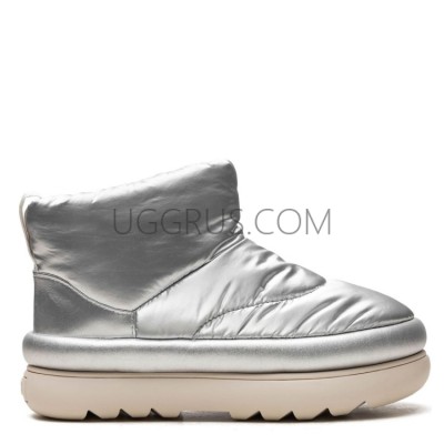 Classic Maxi Mini Boot Silver