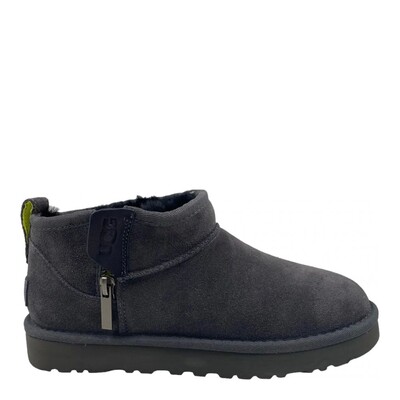 Classic Ultra Mini Zip Boot Grey