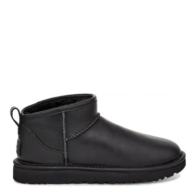 Mens Classic Ultra Mini Black Leather