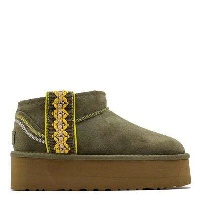 Classic Ultra Mini Braid Platform Burnt Olive
