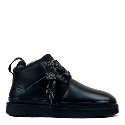 Mens Neumel Leather FT Moss Black
