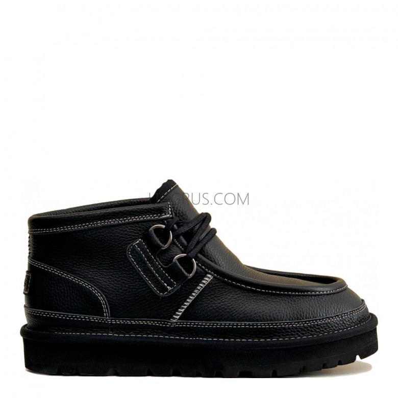 UGG Mens Hayden Moc Chukka Leather Black