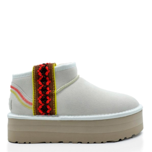 Classic Ultra Mini Braid Platform White
