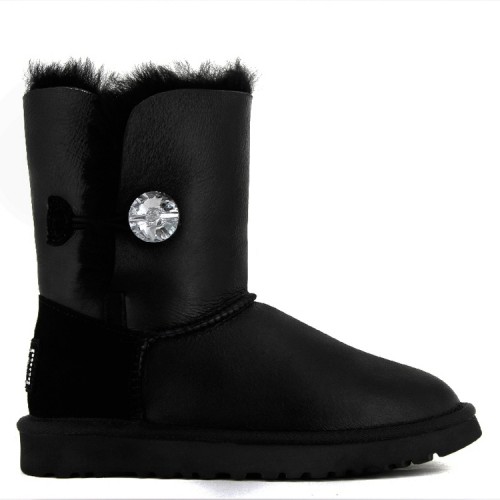 Bailey Button Bling Metallic Black