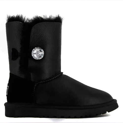 Bailey Button Bling Metallic Black