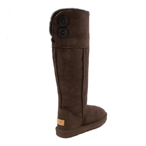 Over The Knee Bailey Button 2 Chocolate