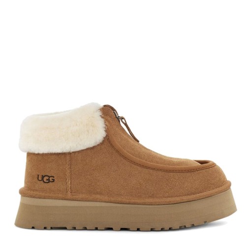 UGG Funkette Platform Boots Chestnut