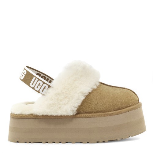 UGG Funkette Suede Platform Sand